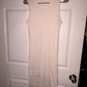 Pink Lily Cream Sleeveless Dress